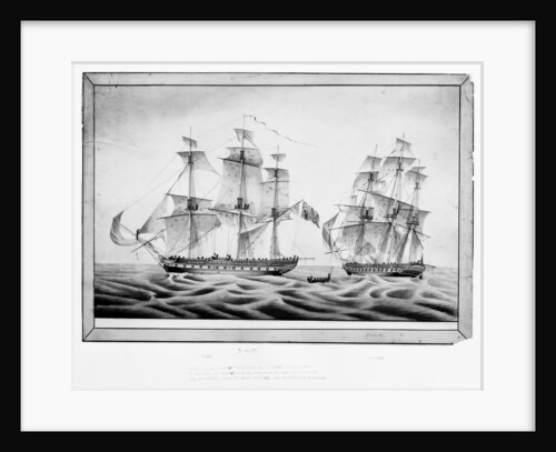 Capture of the French frigate 'Africaine' by the 'Phoebe', 1 November 1801 by Holt