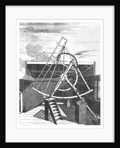 Flamsteed's 7-foot equatorial telescope by Edward Sylvester