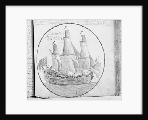 Plate from the journal of Edward Barlow, made 1695-1703 by Edward Barlow