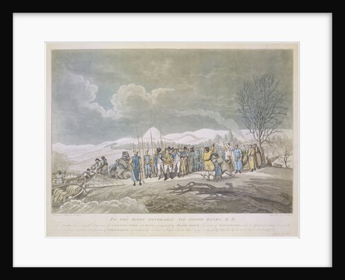 Captains Gore and King leaving Kamtschatka, 1779 by Johann Eckstein