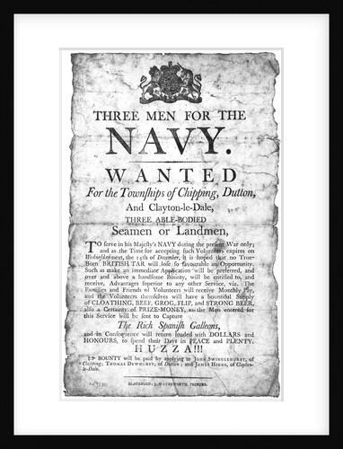 Three men for the Navy by unknown
