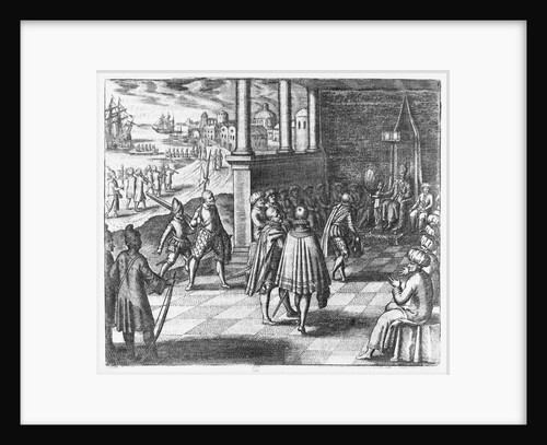 Francis Drake in Ternate in the Moluccas, November to December 1579 by Gottfried (publisher)