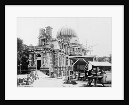 The South building under construction at the Royal Observatory, Greenwich by unknown