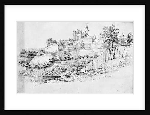 Drawing of the Royal Observatory, Greenwich by unknown