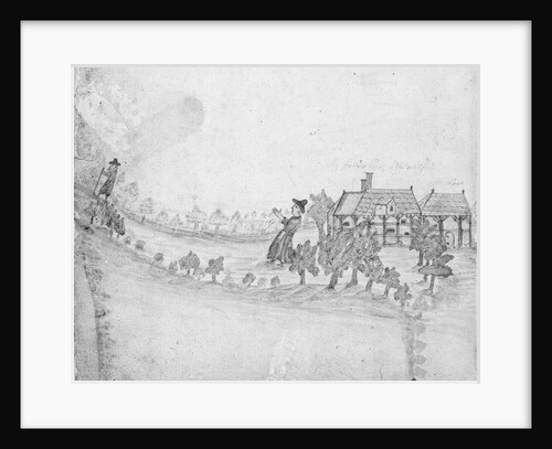 Edward Barlow leaves his mother's house in the wheatfield by Edward Barlow