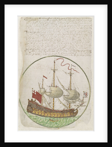 The King's ship 'Mounk' by Edward Barlow