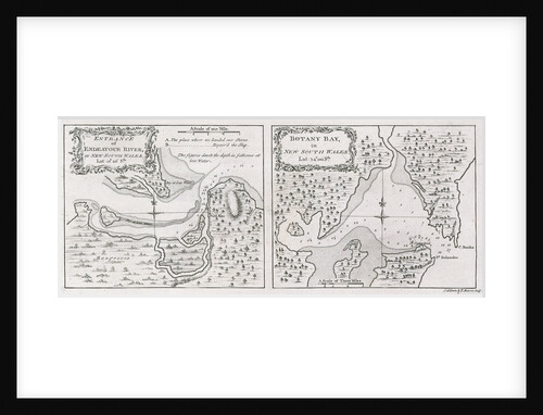 Captain James Cook's charts of Botany Bay and Endeavour River by unknown