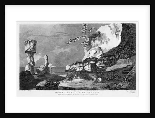 Monuments in Easter Island by William Woollett