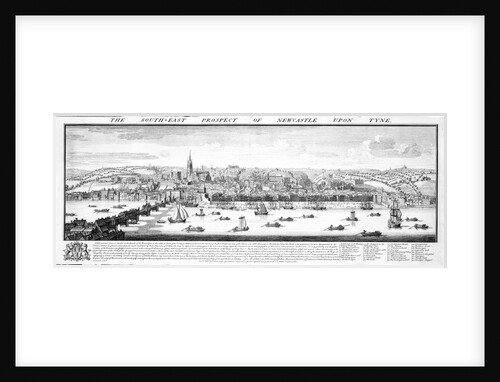 The south-east prospect of Newcastle upon Tyne by Samuel Buck