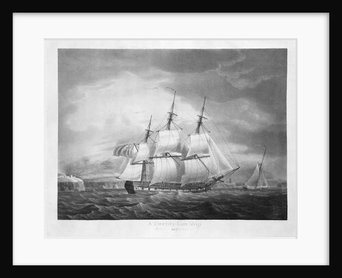 A twenty-gun ship by Robert Dodd