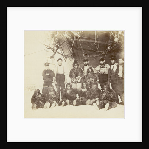 At Cape York - Group of Arctic Highlanders and Seamen of the Expedition by unknown