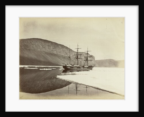Fast to a floe under Cape Prescott, Franklin Pierce Bay, 9 August 1875 by unknown