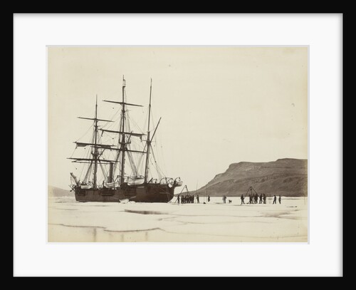 Alert' cutting into dock, Dobbin Bay, 13 August 1875 by unknown