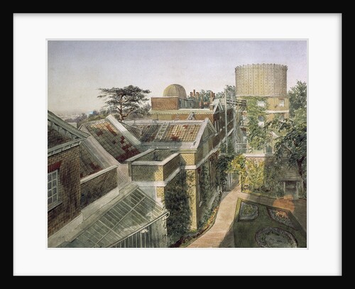 Elevated view of Royal Observatory, Greenwich by C.A.