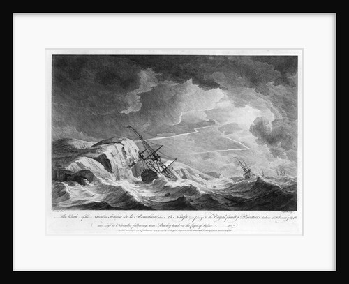The wreck of the 'Nuestra Senora de los Remedios' (alias 'La Ninfa')... by Charles Brooking