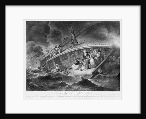 The wreck of 'Halsewell', an East Indiaman, off Seacombe in the Isle of Purbeck on 6 January 1786 by Jukes Francis
