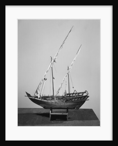 A sambuk dhow by unknown