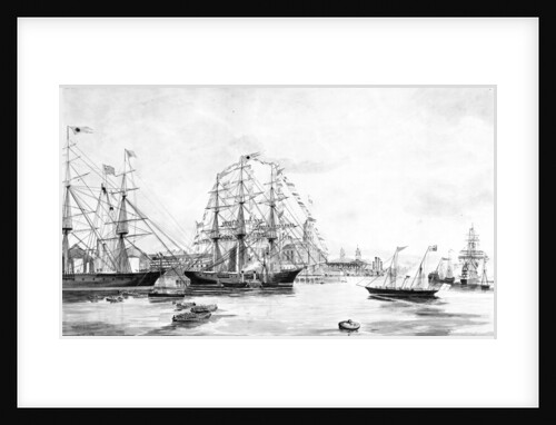 Visit of her Majesty the Queen to the 'James Baines' and the 'Champion of the Seas' by A. Maclure
