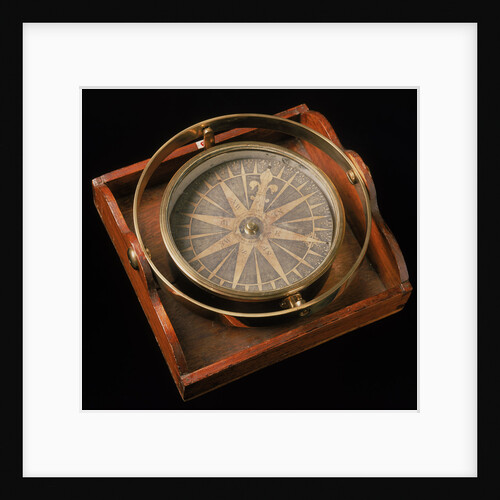 Steering Compass made by George Adams ca.1766 by George Adams