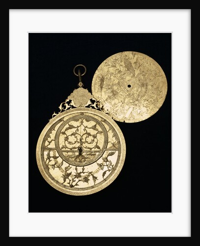 Astrolabe: obverse and plate by Muhammad Mahdi al-Yazdi