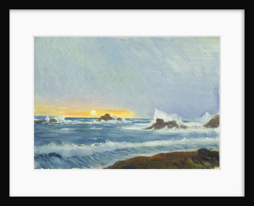 A coastal view, Grande Rocque by John Everett