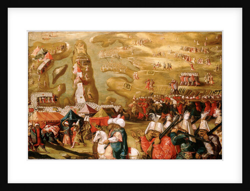 The Siege of Malta: Siege and bombardment of Saint Elmo, 27 May 1565 by Matteo Perez d'Aleccio