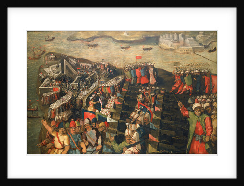 The Siege of Malta: capture of St Elmo, 23 June 1565 by Matteo Perez d'Aleccio