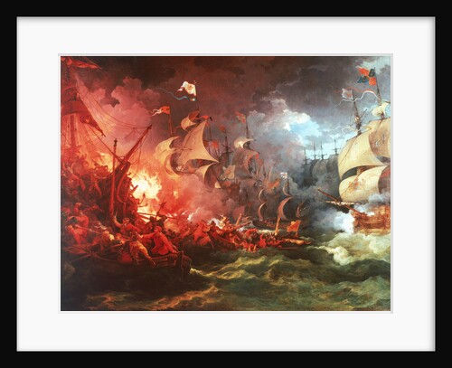 Defeat of the Spanish Armada, 8 August 1588 by Philippe-Jacques de Loutherbourg