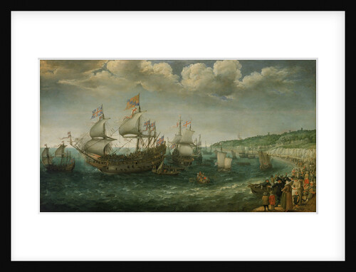 Embarkation of the Elector Palatine in the 'Prince Royal' at Dover, 25 April 1613 by Adam Willaerts