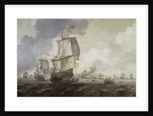 A battle of the First Dutch War, 1652-54 by Reinier Nooms