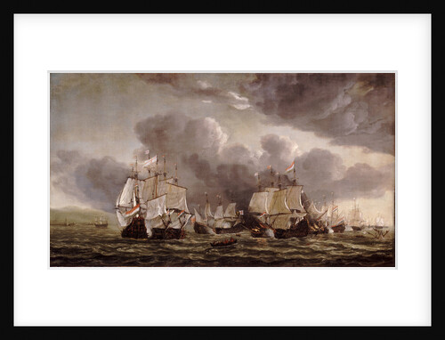The Battle of Leghorn, 4 March 1653 by Reinier Nooms