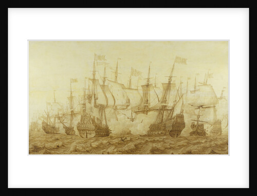 The Battle of the Gabbard, 2 June 1653 by Heerman Witmont