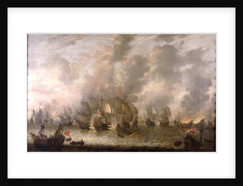 The Battle of Scheveningen, 31 July 1653 by Jan Abrahamsz Beerstraaten