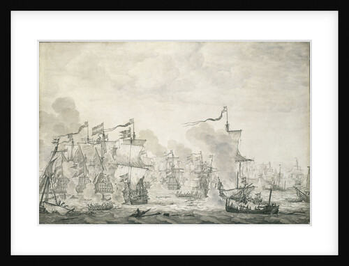 The Battle of The Sound, 29 October - 8 November 1658 by Willem van de Velde the Elder