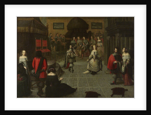 Charles II dancing at The Hague, May 1660 by Gonzales Coques