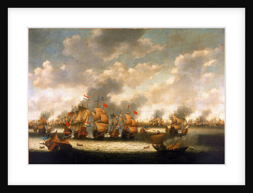 The Four Days' Battle, 1-4 June 1666 by Pieter Cornelisz van Soest