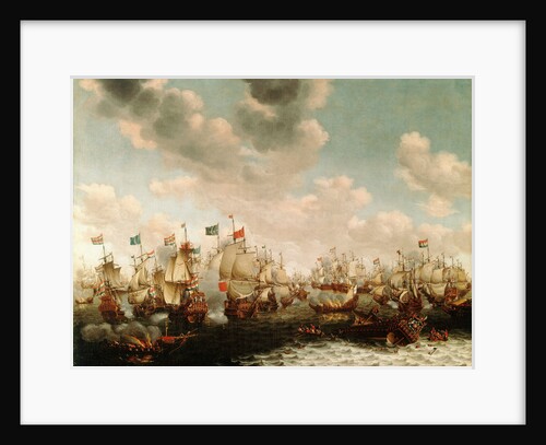 The Four Days' Battle, 1-4 June 1666 by Pieter Cornelisz van Soest