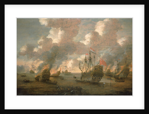 Dutch Attack on the Medway, 9-14 June 1667 by Pieter van den Velde
