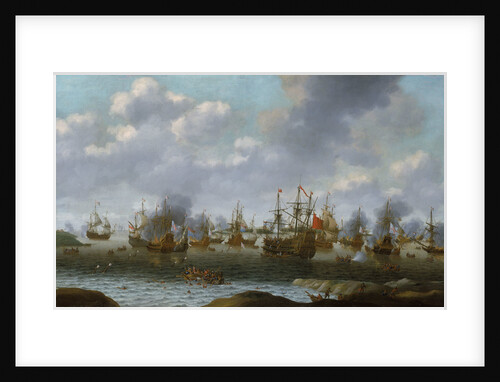 Dutch attack on the Medway, June 1667 by Pieter Cornelisz van Soest