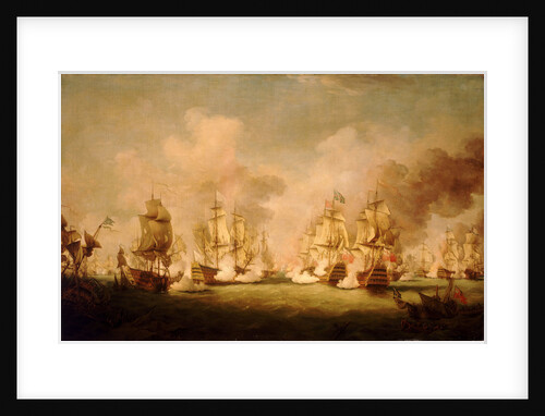 The Battle of Barfleur, 19 May 1692 by Richard Paton