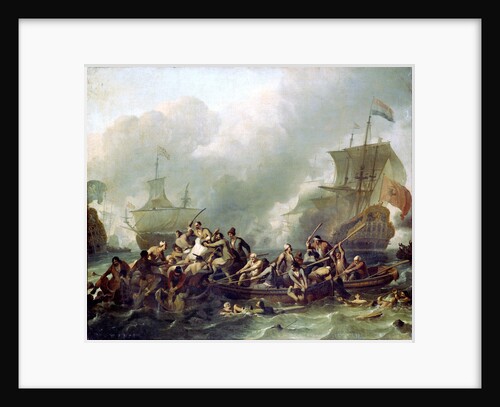 The Battle of Texel, 11 August 1673 by Ludolf Bakhuizen