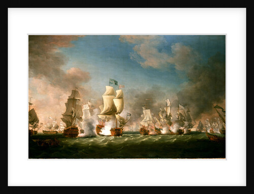 The Battle of Cape Passaro, 11 August 1718 by Richard Paton