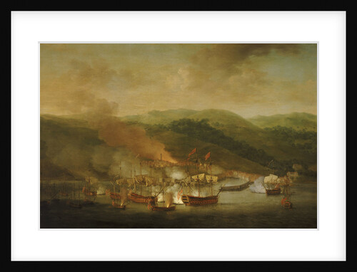 The bombardment of Bastia, 6 November 1745 by Samuel Scott