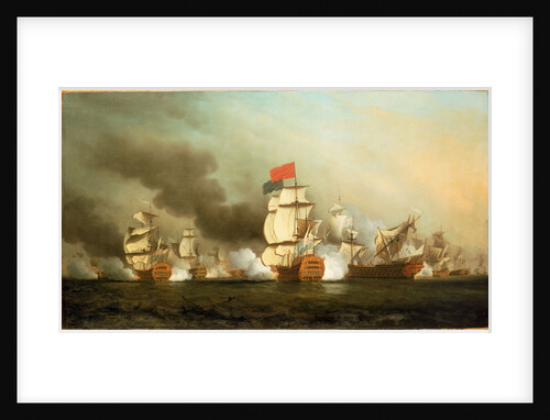 Lord Anson's victory off Cape Finisterre, 3 May 1747 by Samuel Scott