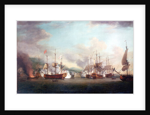 The capture of Port Louis, Cuba, 8 March 1748 by Richard Paton