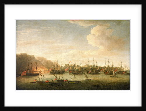 The capture of Geriah, February 1756 by Dominic Serres the Elder