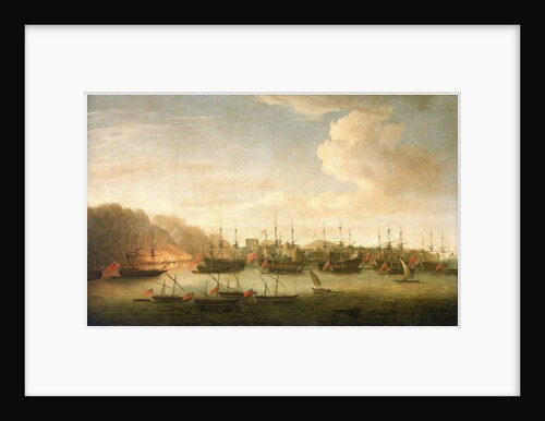 The capture of Geriah, February 1756 by Dominic Serres the Elder