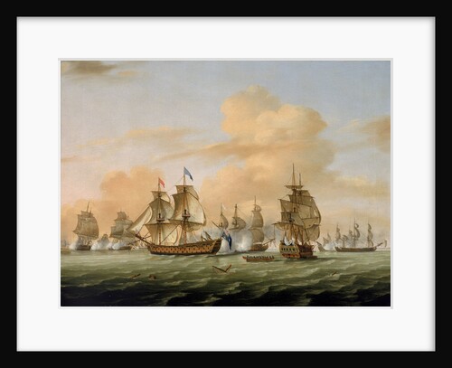 The Battle of Lagos, 18 August 1759 by Thomas Luny