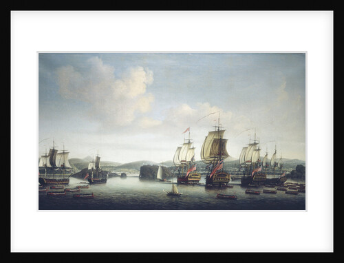 The capture of Saint Lucia, 26 February 1762 by Dominic Serres the Elder