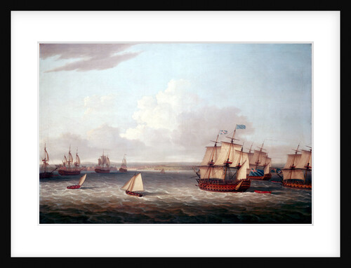 The British fleet entering Havana, 21 August 1762 by Dominic Serres the Elder